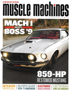 HEMMINGS MUSCLE MACHINES 2021 SEPT - 69 MACH I, RANCHERO, 66 CHARGER 383
